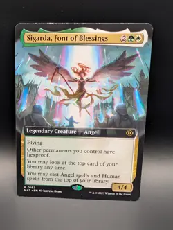 MTG - Sigarda, Font of Blessings - EXTENDED ART - MAT #182 - Rare - NM - Image 1