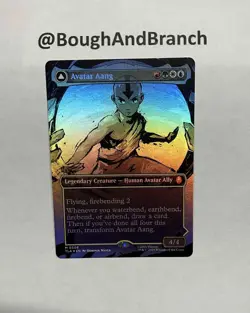 FOIL Avatar Aang (Borderless) Avatar: The Last Airbender - Image 1