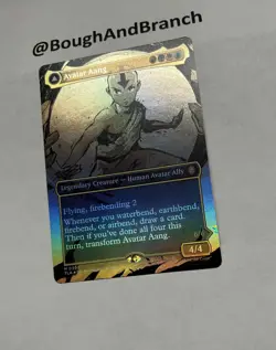 FOIL Avatar Aang (Borderless) Avatar: The Last Airbender - Image 4
