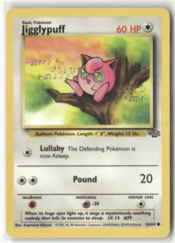Pokemon Jigglypuff Common Jungle 54/64 NM - Image 1