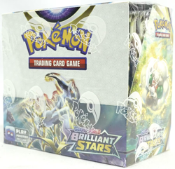 POKEMON TCG SWORD & SHIELD SWSH9: BRILLIANT STARS BOOSTER BOX New Sealed Cards - Image 1