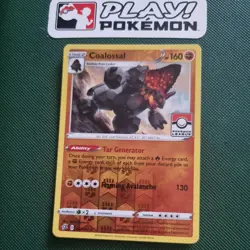 Coalossal | 107/192 | Stamped Reverse | League Promo | Pokemon Card | NM - Image 1