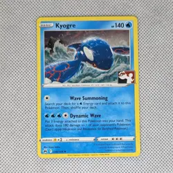 Pokemon Prize Pack Series 4 Cosmos Holo Kyogre 036/159 - Play Stamped - Image 4