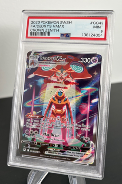 Pokemon 2023 PSA 9 Deoxys VMAX Full Art Crown Zenith GG45/GG70 Card - Image 2