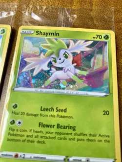 Shaymin 015/185 Cosmos Holo Promo 2020 Pokemon Card SEALED (2 Cards) - Image 3