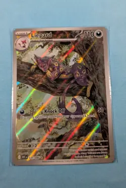 2025 Pokemon SV White Flare WHT EN Liepard Illustration Rare #137/086 - Image 2