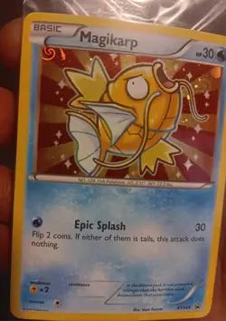 Pokemon Magikarp XY 143 Black Star Promo Fart Swirl/ HD Swirl Sealed Mint!🌀 - Image 1