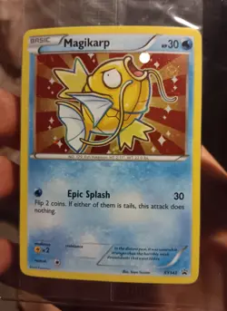 Pokemon Magikarp XY 143 Black Star Promo Fart Swirl/ HD Swirl Sealed Mint!🌀 - Image 3