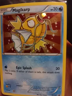 Pokemon Magikarp XY 143 Black Star Promo Fart Swirl/ HD Swirl Sealed Mint!🌀 - Image 4