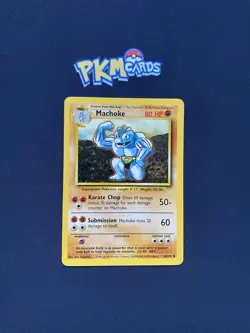 Pokemon TCG Machoke Base Set 34/102 Regular LP. - Image 1