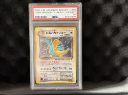 Carta Pokemon PSA 10 Dark Dragonite #149 Holo Team Rocket Japanese Holo - Image 1