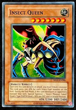Yu-Gi-Oh! - Insect Queen - (RP02-EN088) *2025 Unlimited, Super Rare, NM - Image 1