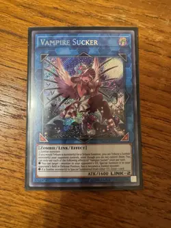 Yugioh TCG Vampire Sucker FLOD-EN050 Secret Rare Unlimited - Image 1