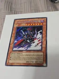 Yugioh Gorz The Emissary Of Darkness Secret Rare DLG1-EN000 Limited Edition NM - Image 1