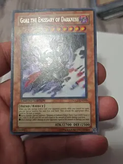 Yugioh Gorz The Emissary Of Darkness Secret Rare DLG1-EN000 Limited Edition NM - Image 5