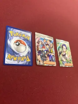 Pokemon Three Rare Card Full Holo Trainer Lot Petrel, Friends Of Paldea, Perrin - Image 2