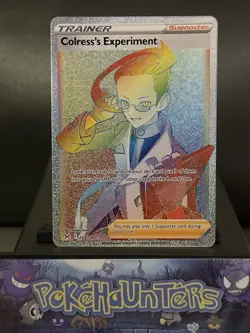 Pokemon Card Colress's Experiment 205/196 Sword & Shield Lost Origin NM - Image 1