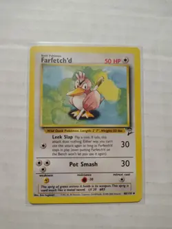 Farfetch'd 40/130 Base Set 2 Uncommon Vintage Pokemon Card WOTC TCG English - Image 1