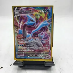 Kyurem VMax Silver Foil Fan Art Textured Collector Pokemon Card HP330 049/196 - Image 1