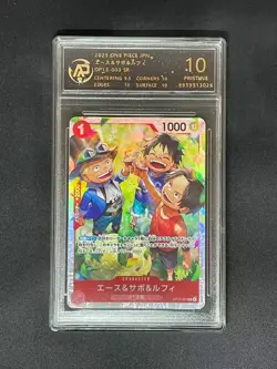 2025 ONE PIECE cards JAP Portgas·D· Ace OP13-003 SR RPA 10 (SAME AS PSA 10) - Image 1