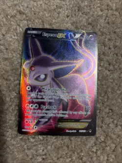 Espeon EX Full Art Ultra Rare Pokemon Card 117/122 Breakpoint - Image 1