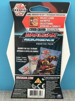 One Bakugan Battle Planet Resurgence Booster Pack 10 Cards In A Pack - Image 4