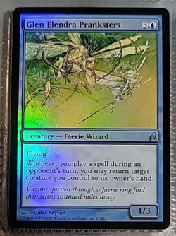 MTG FOIL Glen Elendra Pranksters - Lorwyn Card # 67 - Image 1
