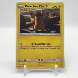 Detective Pikachu - SM194 - Cosmos Holo - Black Star Promo - Pokemon Card - NM/M - Image 1
