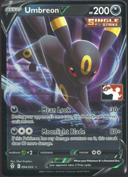 Umbreon V 094/203 Play! Prize Pack Series 1 Near Mint - Pokemon Card - Image 1