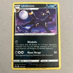 Umbreon SWSH129 Holo Rare Promo Pokemon Card - Image 1