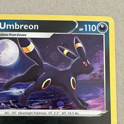 Umbreon SWSH129 Holo Rare Promo Pokemon Card - Image 3