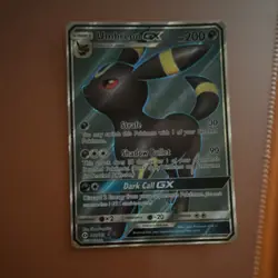 Pokemon Umbreon GX Full Art Holo Ultra Rare SM Base Set 142/149 TCG Card 2017 - Image 1