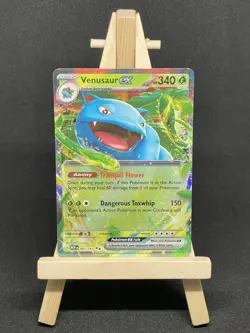 Venusaur EX 003/165 Holo Double Rare English S & V 151 - Pokemon Card - Image 1