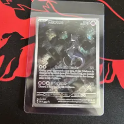 Pokemon TCG Mewtwo #52 Black Star Promo Holo Rare Card 151 UPC NM - Image 1