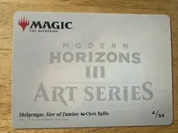 Shilgengar, Sire of Famine (04/54) Art Card - Gold-Stamped Signature - Art Serie - Image 2