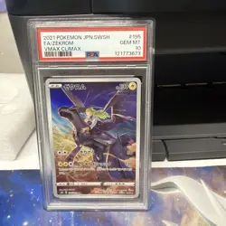 PSA 10 Zekrom CHR 195/184 S8b VMAX Climax - Pokemon Card Japanese 2021 - Image 1