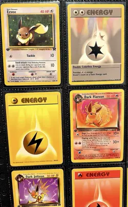 Pokemon TCG 1999 Vintage 1st Edition, Holo, Rare - Eevee Evolutions 99 Card Lot - Image 4