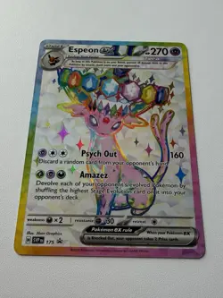 Prismatic Evolutions Espeon EX 175 Promo Card - Near Mint - Image 4