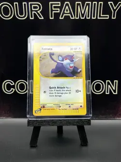 Pokemon Card - Rattata 128/165 - Expedition Base Set - Reverse Holo NM - Image 1