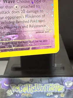 Pokemon Card Mew 1/18 Southern Islands Reverse Holo Rare SWIRL Played - Image 4