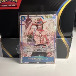 One Piece Cards Game - Portgas D. Ace OP13-119 SEC Carrying on His Will Japanese - Image 1