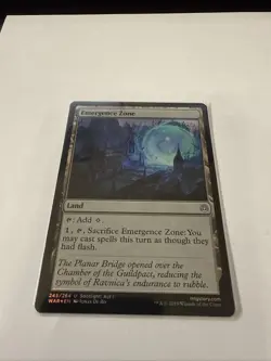 Emergence Zone 1x FOIL WAR MTG War of the Spark Uncommon MINT land - Image 2