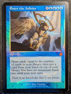 Enter the Infinite - Foil Retro Frame - Ravnica Remastered (MTG) - Image 1