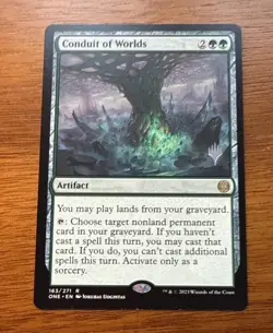 Conduit of Worlds Phyrexia: All Will Be One Regular Promo - Image 1