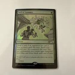MTG: SLD - Veil of Summer -Secret Lair Drop - Foil - Kamigawa Manga - Ships Free - Image 1