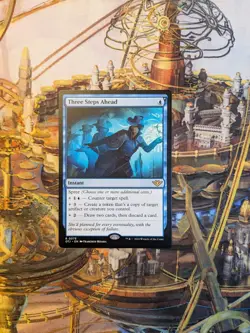 MTG Three Steps Ahead - OTJ Rare - NM - Image 1
