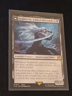 Sephiroth, Fabled SOLDIER, Final Fantasy, Regular, MTG, #115, ENGLISH, NM - Image 1