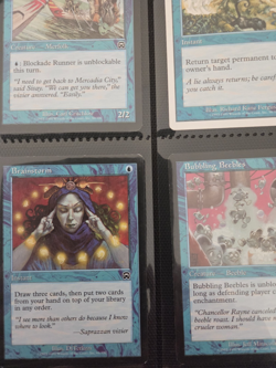 MTG Vintage collection circa 1995-2002 All Blue with Folder. Lightly played. - Image 2