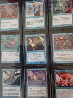 MTG Vintage collection circa 1995-2002 All Blue with Folder. Lightly played. - Image 4