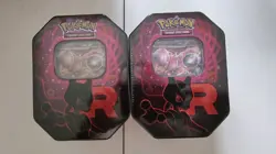 Pokemon TCG: Team Rocket Mewtwo Tin x 2 Brand New, Sealed. 3 day auction. - Image 1